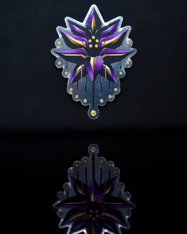 Azelian Logo Mirror Sticker - Image 2