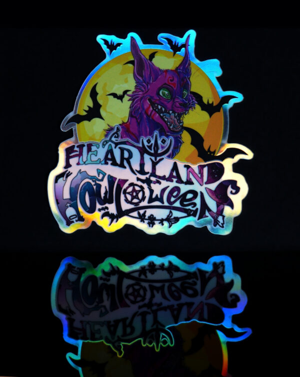Heartland Howloween Holo Sticker - Image 2