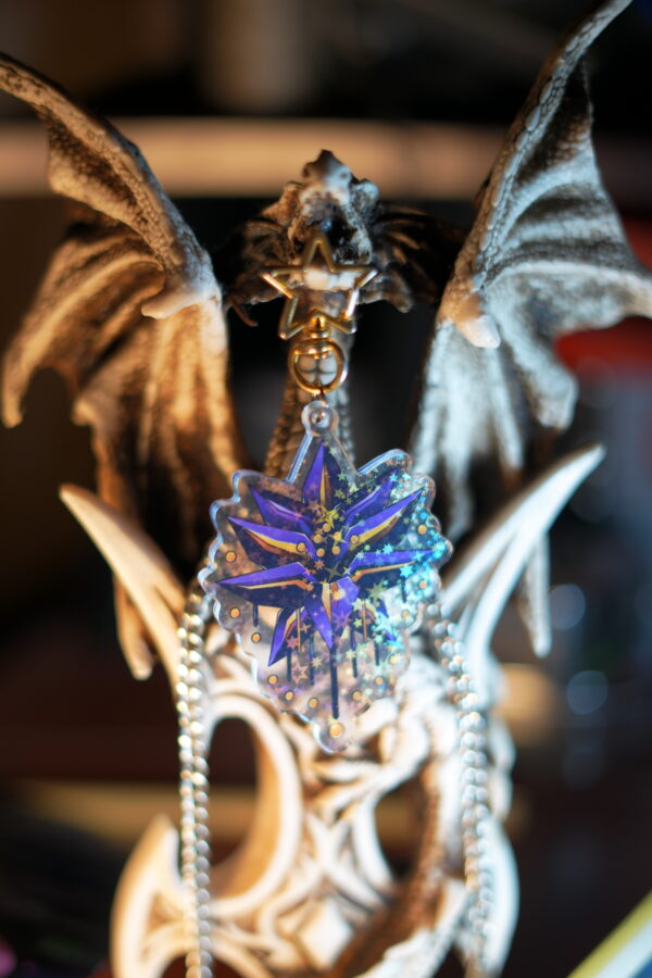 Azelian Logo Sparkle Keychain - Image 2