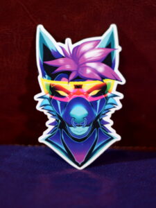 Cyberwolf Sticker