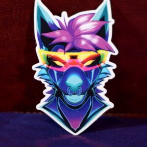 Cyberwolf Sticker