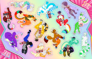 DBC Sticker Sheet V1 - Taste the Rainbow